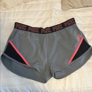 PINK Victoria's Secret - Women's Gray and Black Shorts - Size M